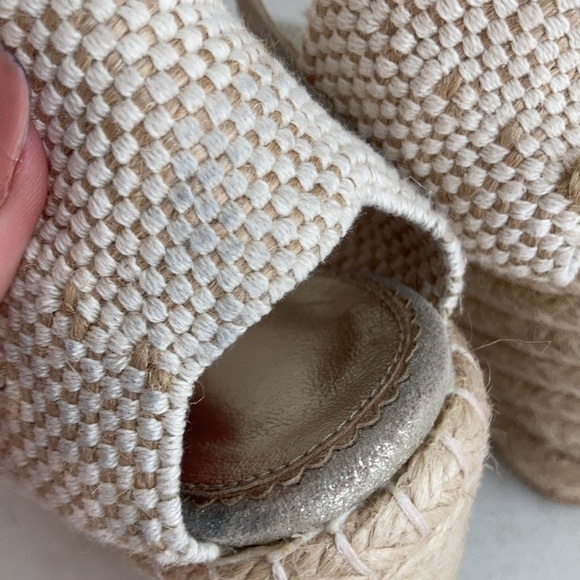 le silla Crystal espadrille peep toe wedges - Picture 10 of 13